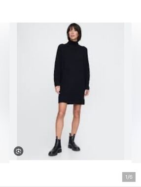 GAP NWT SoftCash MINI SWEATER DRESS TURTLENECK XL TALL